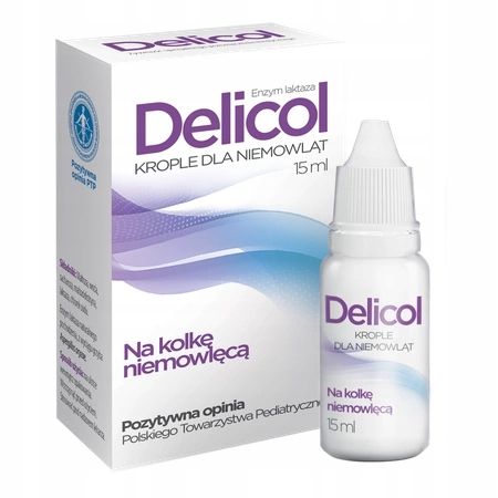 DELICOL krople na kolkę dla niemowląt ZESTAW 2 x 15 ml na Arena.pl