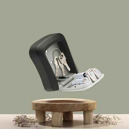 Metalowy Sejf na Klucze Zewnętrzny Skrzynka Szafka Kasetka na Szyfr Kod na Arena.pl