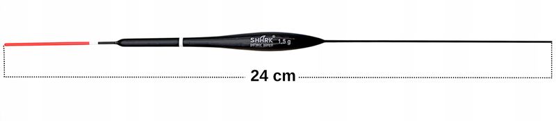 Spławik STAŁY z BALSY SHARK Perfekt Hunter 1,5 g / 24 cm zdjęcie 2