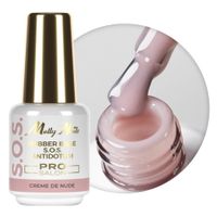 Baza kauczukowa S.O.S. Antidotum Pro Salon MollyNails Creme de Nude 15g