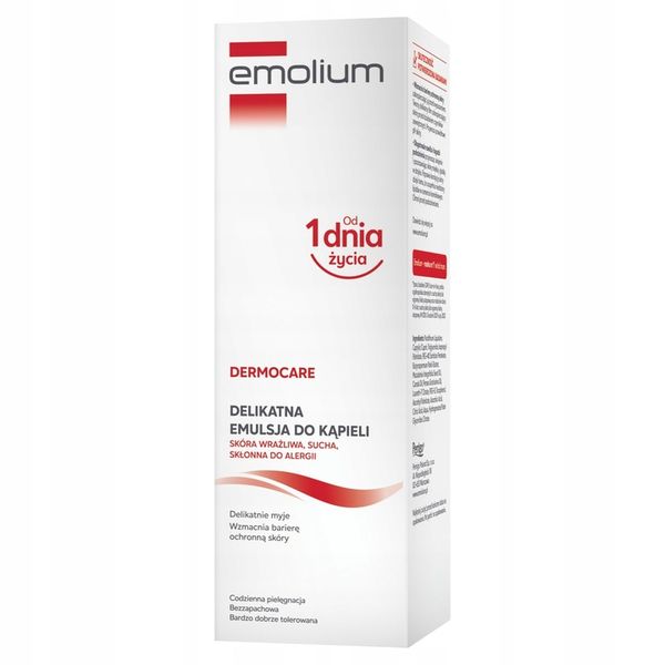 EMOLIUM DERMOCARE EMULSJA DO KĄPIELI 400ML zdjęcie 3