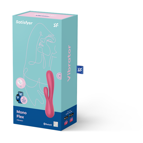 Satisfyer Mono Flex Red Incl. Bluetooth And App zdjęcie 2