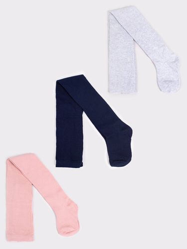 Rajstopy dziewczęce bawełniane gładkie 3PAK 152-158 YOCLUB na Arena.pl