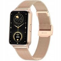 SMARTWATCH z AMOLED Damski ZEGAREK rozmowy SMS SPORT ZDROWIE ZLOTY MENU PL