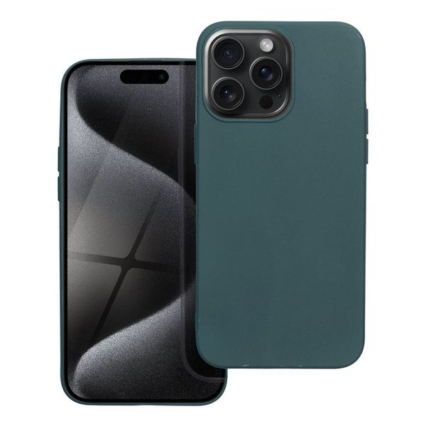 Futerał MATT do IPHONE 15 Pro Max ciemnozielony zdjęcie 1