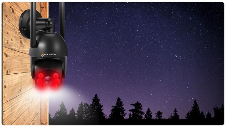 KAMERA ZEWNĘTRZNA WIFI TUYA SMART 8MP ZOOM DETEKCJA 4K CZARNA APLIKACJA UHD zdjęcie 12