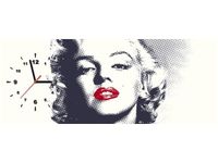 100X40CM ZEGAR ZEGAR ŚCIENNY PORTRET MARILYN MONROE OBRAZ