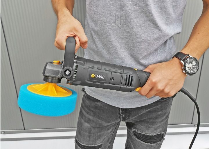 POLERKA SAMOCHODOWA SZLIFIERKA 4x GĄBKA+ PASTA POLERSKA MENZERNA MP Majster zdjęcie 13