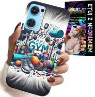 ETUI DO OPPO RENO7 5G - SIŁOWNIA GYM FITNESS SPORT CASE + SZKŁO
