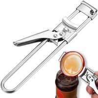 Otwieracz regulowany do słoików butelek stalowy do wszystkich zakrętek