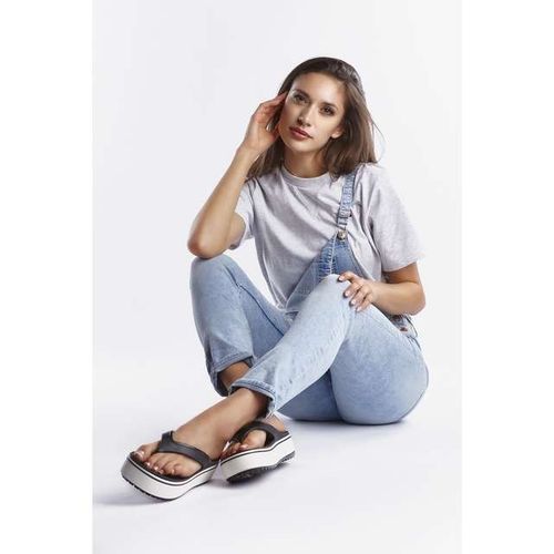 Crocs CROCBAND PLATFORM FLIP 066 BLACK WHITE M6 na Arena.pl