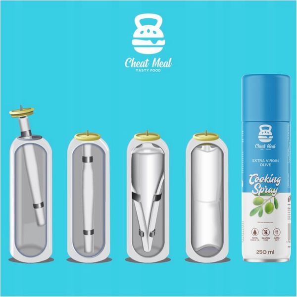 OLEJ RZEPAKOWY + OLIWA Z OLIWEK 250ml W sprayu 250 ML do smażenia ZESTAW zdjęcie 7