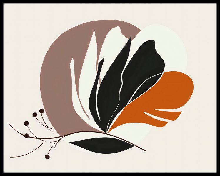 Plakat 76x60,5cm Elegancja Roślinna zdjęcie 2