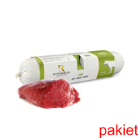 6 x BIO wołowina 75% z marchewką podwójne rolki 2x400g karma dla psa