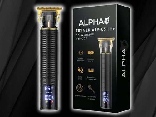 Maszynka do Strzyżenia i Golenia Włosów i Głowy - Trymer do Brody Alpha na Arena.pl