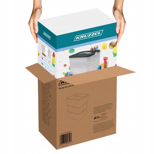 pudełko na klocki- 3 poziomy 22l kruzzel 25757 na Arena.pl