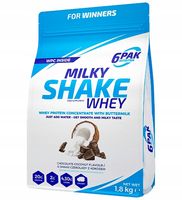 6PAK Milky Shake Whey białko koncentrat 1800g koko