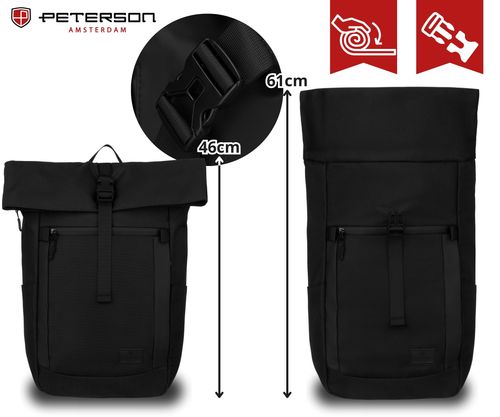 plecak miejski ptn berlin-9077 black na Arena.pl