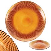 Talerz Bursztynowy Obiadowy Płytki Płaski na Obiad Przekąski Patera 28 cm
