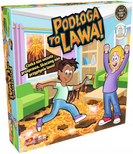 Gra Podłoga to Lawa wersja PL | Goliath Games zdjęcie 1