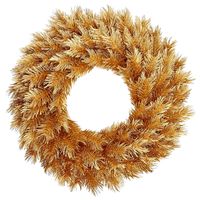 WIENIEC ŚWIĄTECZNY NA DRZWI ZŁOTY STROIK 30 cm GIRLANDA DO ZAWIESZENIA