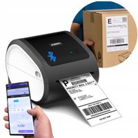 Drukarka etykiet naklejek AIMO 6XL 115mm BT PC USB