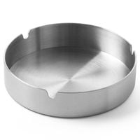 popielniczka ze stali nierdzewnej masywna śr. 80mm - hendi 440803
