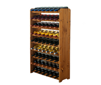 Emaga Drewniany regał na wino - RW31 /na 63 butelki/ Olcha