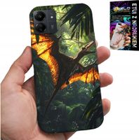 ETUI DO XIAOMI REDMI 13C 4G - DINO DINOZAUR PTERODAKTYL FUTERAŁ PLECKI