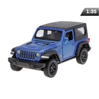 Model 1:35 RMZ Jeep Wrangler Rubicon 2021 Hard Top, niebieski