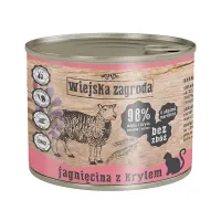 Wiejska Zagroda Karma mokra dla kota Jagnięcina z krylem (dorosły) 85g