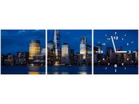 30 90CM OBRAZ 3 ELEM NOWY JORK RZEKĄ HUDSON ŚCIENNY PŁOTNO DRUK
