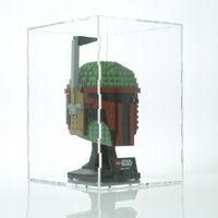 PUDEŁKO GABLOTKA NA LEGO HEŁM CHRONI PRZED KURZEM I UV Star Wars, Marvel