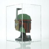 PUDEŁKO GABLOTKA NA LEGO HEŁM CHRONI PRZED KURZEM I UV Star Wars, Marvel