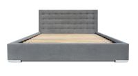 Łóżko tapicerowane Wiktoria 140/200 z wkładem listewkowym