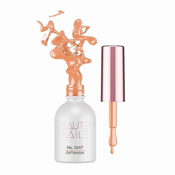 SAUTE NAILS Lakier hybrydowy S247 OPTIMISM - 8ml zdjęcie 1