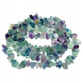 Fluoryt sieczka kamyczki na żyłce 3-10mm sznur 84-90cm