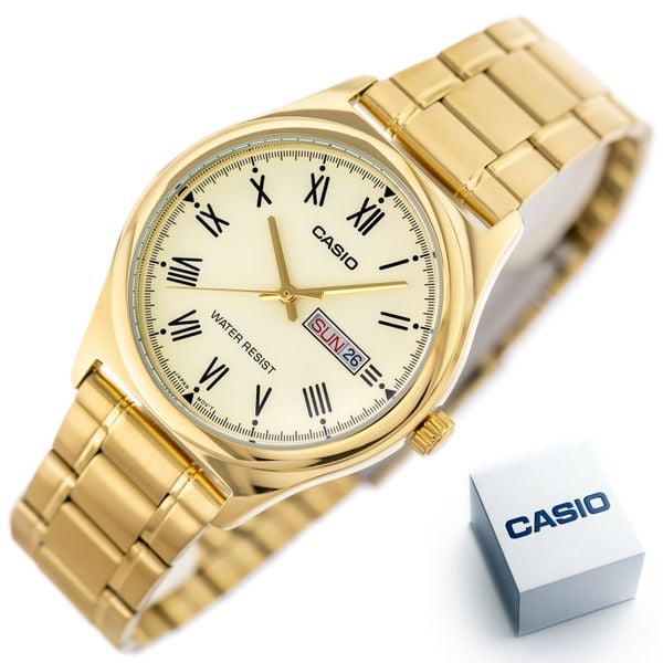 ZEGAREK MĘSKI CASIO  MTP-V006G-9B + BOX zdjęcie 9