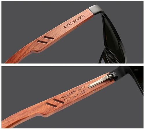 OKULARY PRZECIWSŁONECZNE MĘSKIE KINGSEVEN POLARYZACJA UV400 ZESTAW + ETUI na Arena.pl