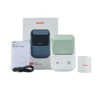 NIIMBOT B1 Drukarka Termiczna NAKLEJKI Bluetooth ZIELONO BIAŁA NOWA +Rolka