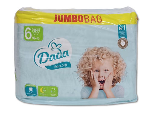 Pieluchy Dada Extra Soft 6 JumboBag - 84szt na Arena.pl