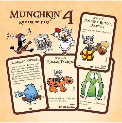 Gra Munchkin 4 Rumaki do Paki Dodatek na Arena.pl