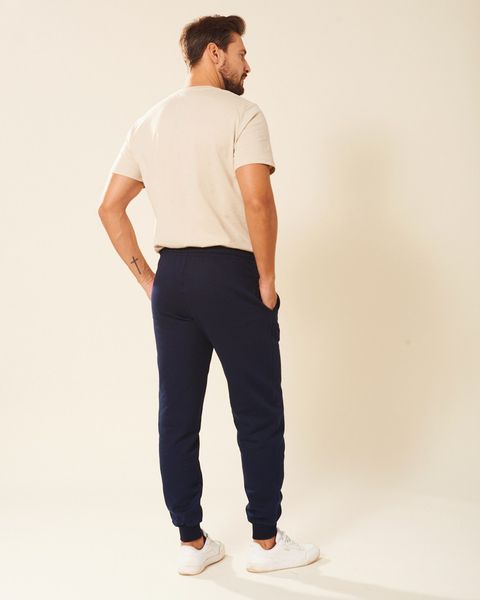 Spodnie dresowe męskie granatowe Amon Rozmiar - M zdjęcie 2