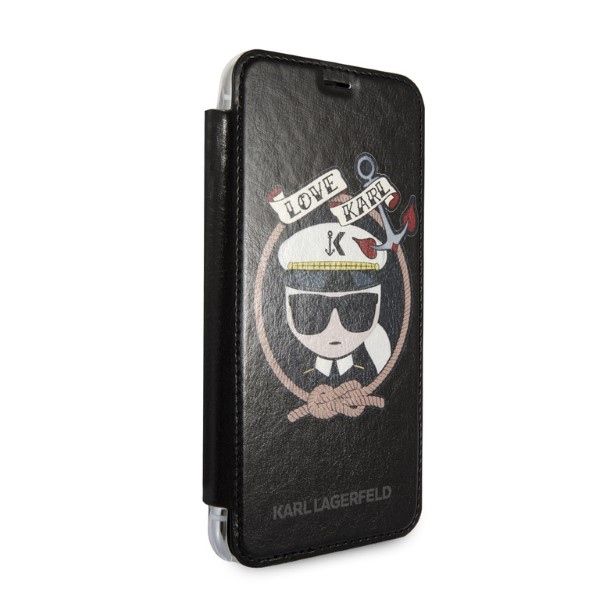 Etui Karl Lagerfeld do iPhone XS, iPhone X, Czarny zdjęcie 6