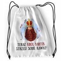 Plecak Dla Bartka Sportowy Szkolny Worek Torba Z Nadrukiem Ze Zdjęciem