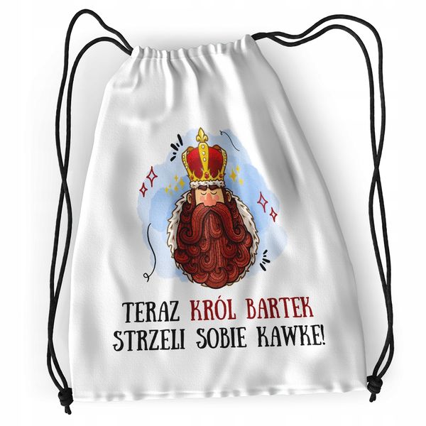 Plecak Dla Bartka Sportowy Szkolny Worek Torba Z Nadrukiem Ze Zdjęciem zdjęcie 1