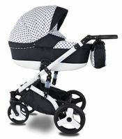 MEGA OKAZJA Wózek Dziecięcy Lameiro zestaw 3w1 Gondola Spacerówka Fotelik