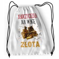 Plecak Sportowy Szkolny Nauczycielki Worek Torba Z Nadrukiem Ze Zdjęciem