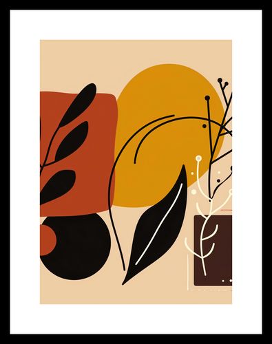 Plakat 40x55cm Ciepłe Kontury na Arena.pl