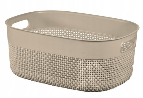 Curver Pudełko Koszyk 12L Pojemnik Beżowy Eko na Arena.pl